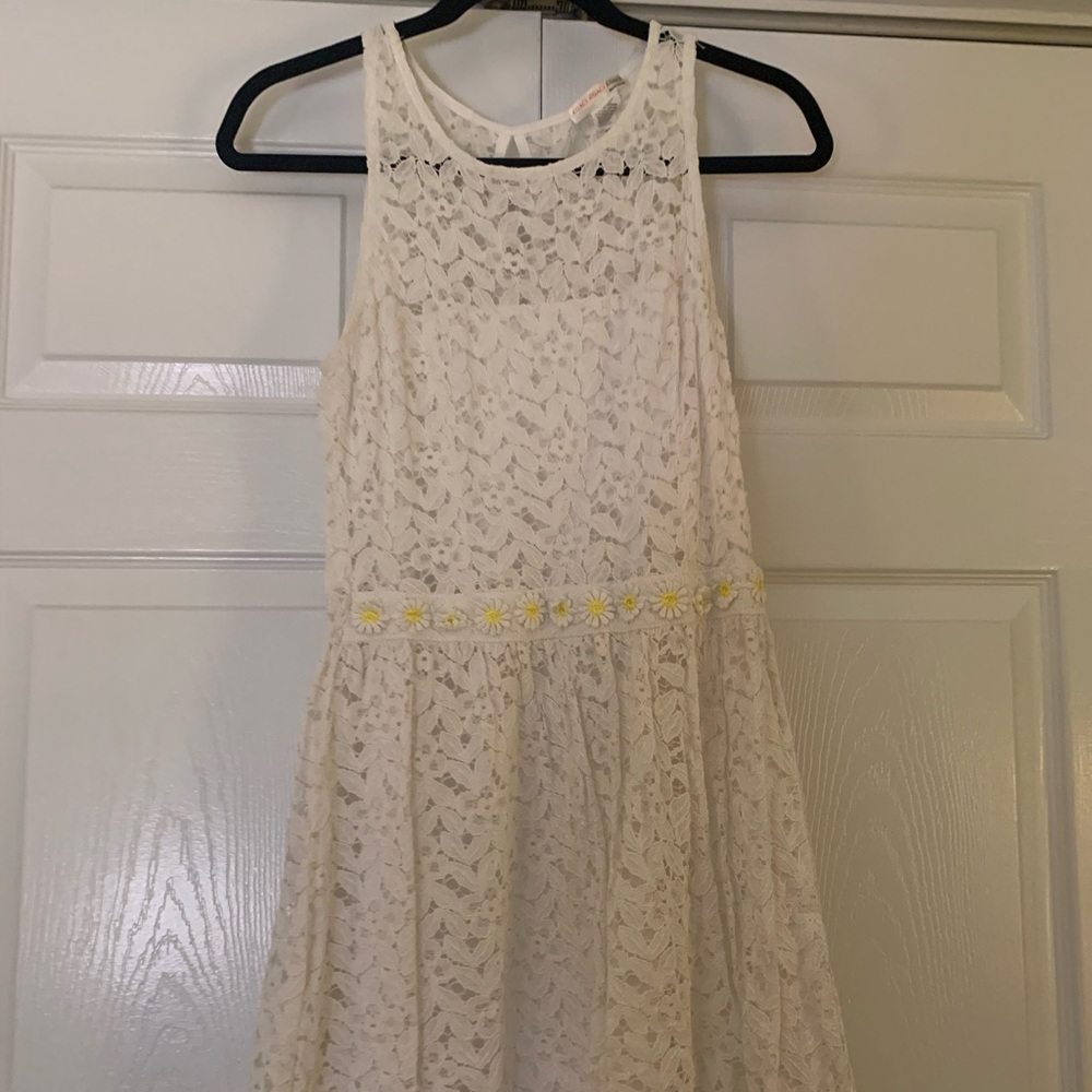 Lacy white dress